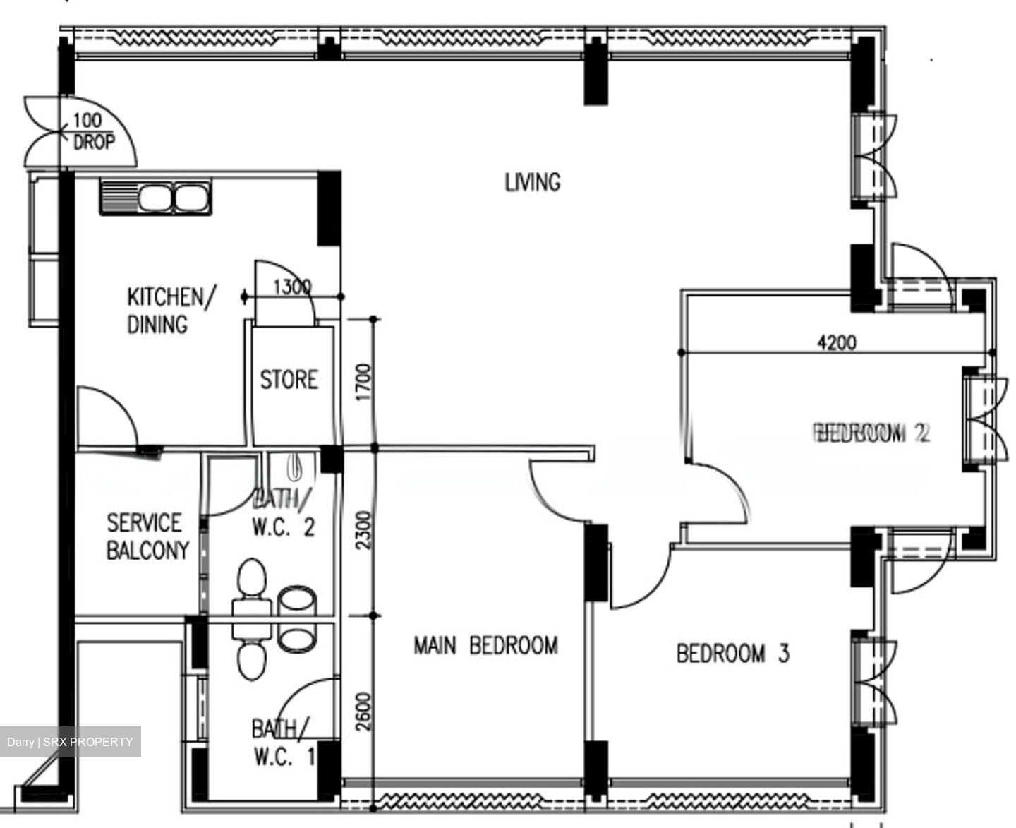 Blk 257 Boon Lay Crest (Jurong West), HDB 4 Rooms #556404771